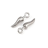 Vegetables 304 Stainless Steel Charms STAS-G356-06P-03-2