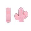 20Pcs Cactus Food Grade Eco-Friendly Silicone Focal Beads JX906G-1