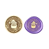 Christmas Series Wax Seal Brass Stamp Head AJEW-Z031-04G-10-1