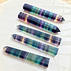 Natural Colorful Fluorite Pointed Prism Bar Home Display Decoration G-PW0007-098A-1