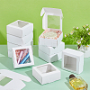 Foldable Creative Kraft Paper Mailer Boxes with Visible Window CON-WH0113-08B-03-4
