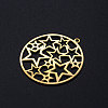 201 Stainless Steel Filigree Charms STAS-T049-T692-2-2
