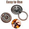 8Pcs Flower Zinc Alloy Cabinet Handles AJEW-FH0006-30A-4