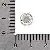 Brass Micro Pave Cubic Zirconia Beads KK-D408-11S-04A-3