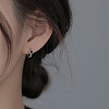 Heart Brass Enamel Hoop Earrings FS-WG22EC0-01-3