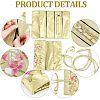 Embroidery Silk Zipper Roll Bags ABAG-WH0038-14-5