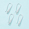 Eco-Friendly Brass Earring Hooks Findings LS-KK-M157-03S-RS-1