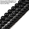 1 Strand Natural Black Onyx Beads Strands G-YW0002-57A-3