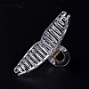Transparent Plastic Large Claw Hair Clips PHAR-F016-09-4