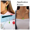 10Pcs Opaque Resin Vegetable Pendants RESI-YW0005-65-6