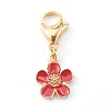 Zinc Alloy Enamel Pendants HJEW-JM00432-2