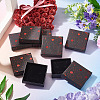 10Pcs Hot Stamping Planet Cardboard Jewelry Packaging Boxes CON-TA0001-44B-5