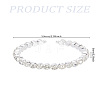 1Pc Alloy Rhinestone Cuff Bangles for Women BJEW-LP0012-02P-3