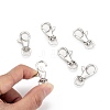 Tarnish Resistant Polished 316 Stainless Steel Large Lobster Claw Swivel Clasps X-STAS-R072-27-4