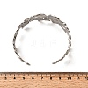 304 Stainless Steel Cuff Bangles BJEW-L705-04A-P-5