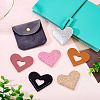 6Pcs 6 Styles PU Leather Bookmarks AJEW-TA0002-03-5