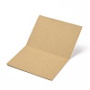 Kraft Paper Thank You Greeting Cards DIY-F120-01G-3