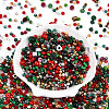 Christmas Theme Glass Seed Beads SEED-N007-13K-2