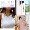 15Pcs Luminous Resin Sequins Pendants RESI-TA0004-20A-9