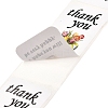 Thanksgiving Day Theme Paper Sticker with Word Thank You DIY-F154-02-2