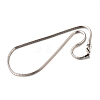 Tarnish Resistant 304 Stainless Steel Snake Chain Necklaces LS-STAS-M174-005P-3.2B-2