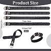 Flat PU Imitation Leather Cord Bracelets for Women Men BJEW-WH0020-70B-2
