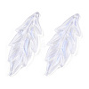 Transparent Acrylic Pendants X-OACR-T003-47-5