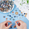 AHADERMAKER 270Pcs 10 Colors Transparent Electroplate Glass Beads Strands EGLA-GA0001-12-3