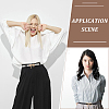 3Pcs 3 Colors Alloy Bowknot PU Leather Chain Belts for Women AJEW-CL0001-14B-4