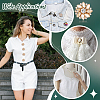 Alloy Cufflinks & Plastic Buttons HJEW-NB00243-5
