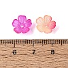 Transparent Plastic Bead Caps KY-Q005-02A-08-4