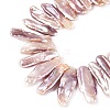 Natural Baroque Keshi Pearl Beads Strands PEAR-S020-H13C-4