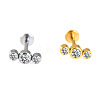 316L Surgical Stainless Steel & G23 Titanium Crystal Rhinestone Labrets for Women Men WG3A239-77-1