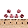 Polymer Clay Rhinestone Beads RB-H284-6MM-209-2
