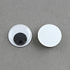 Black & White Wiggle Googly Eyes Cabochons DIY Scrapbooking Crafts Toy Accessories X-KY-S002-15mm-1