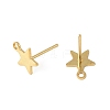 16Pcs 4 Styles 304 Stainless Steel Stud Earring Findings STAS-FS0001-85G-3