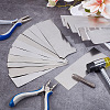 27Pcs 9 Styles 304 Stainless Steel Sheets AJEW-OC0014-01-4