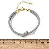 3MM Round Nylon Braided Cord Bracelet Making FB-CBAA152-03G-36-2