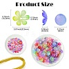 DIY Round Flower Acrylic Beads Jewelry Making Kits DIY-CJ0002-82-2