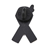 No Violence Awareness Ribbon Enamel Pins LS-JEWB-C048-03C-EB-2