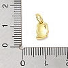 Real 18K Gold Plated Brass Enamel Charms KK-M293-33G-01-3