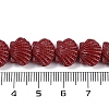 Synthetic Coral Dyed Carved Beads Strands CORA-K009-05A-05-4