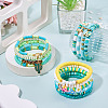 15Pcs Polymer Clay Heishi Beads Stretch Bracelets Sets BJEW-TA00679-7