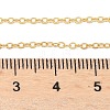 Brass Cable Chain Necklaces NJEW-K123-05G-3