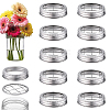 304 Stainless Steel Mason Jar Flower Frog Lid AJEW-WH0347-98B-1