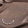 925 Sterling Silver with Natural Pearls Beads Necklaces NJEW-Z030-06G-2