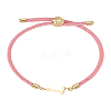 1Pc Adjustable Nylon Cord Slider Bracelets for Women BJEW-LP0001-32L-03-1