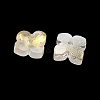 Dyed & Heated Glass Bead Caps GLAA-Z019-01D-2