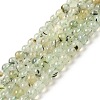 Natural Prehnite Beads Strands G-S333-6mm-032-2