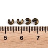 Iron Crimp Beads Covers IFIN-H028-AB-2
